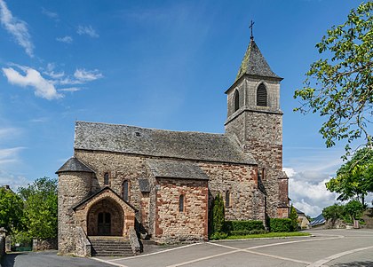 Igreja de Saint-Mayme na comuna de Onet-le-Château‎, Aveyron, França. (definição 3 409 × 2 591)