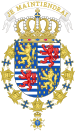 Coat of Arms of Jean de Luxembourg (Order of the Seraphim).svg