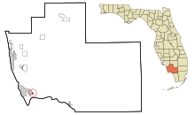 Collier County Florida Incorporated and Unincorporated areas Goodland Highlighted.svg