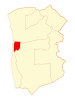 Mapa de la comuna de Alto Hospicio en la Región de Tarapacá