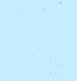 Location of Lake Tiroto in the Cook Islands.