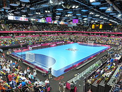 Copper Box salle de handball pour les jeux olympiques 2012