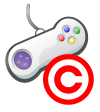 Copyrighted video game icon.svg
