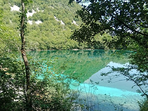 Cornino Lake Natural Reserve in Italy