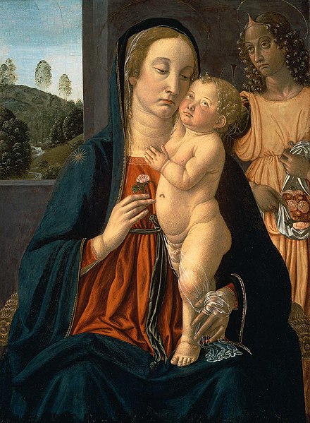 File:Cosimo Rosselli - Virgin and Child with an Angel - 64.2077 - Museum of Fine Arts.jpg