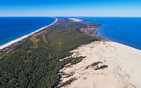 Mierzeja Kurońska NP 05-2017 img17 widok z lotu ptaka na Epha Dune.jpg