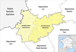 Thumbnail for Arrondissements of the Tarn-et-Garonne department