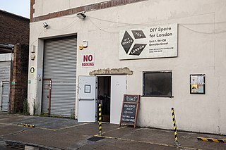DIY Space for London was a volunteer-run social centre, music venue, rehearsal space, and creative hub formerly located at 96-108 Ormside Street in South Bermondsey, London.
