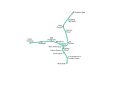 Map of DLR system when originally opened in 1987