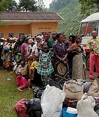 Meeting of victims of Sexual violence in the Democratic Republic of the Congo. DRC Rwanda line.jpg