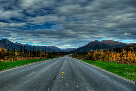 How can you resist the urge to photograph the scenic Dalton Highway? It looks amazing in this HDR shot!