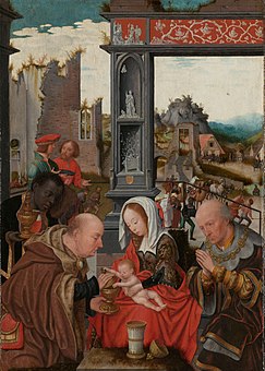 Adoration, Jan Mostaert, 1520s