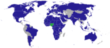 صورة مصغرة لـ قائمة البعثات الدبلوماسية في نيجيريا