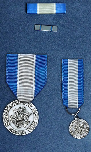 <span class="mw-page-title-main">Award for Heroism</span> United States Department of State award