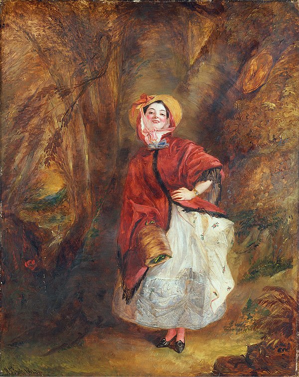 Dolly Varden as painted by William Powell Frith, 1842