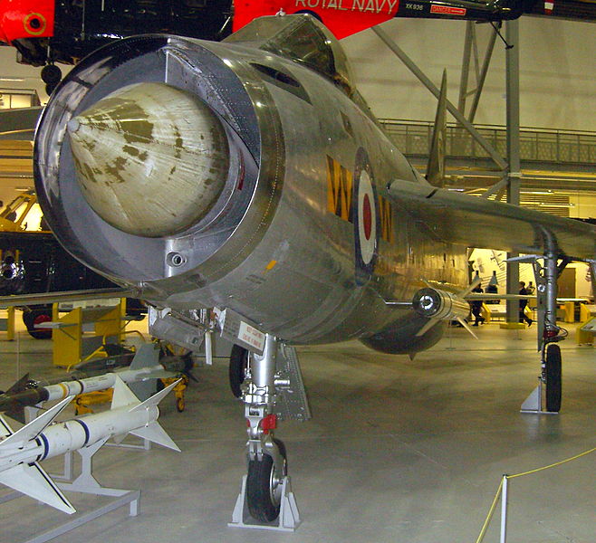 File:EE Lightning F.1, Imperial War Museum, Duxford. (11739581725).jpg