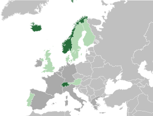 Euroopa Vabakaubanduse Assotsiatsioon: Regionaalne vabakaubandusorganisatsioon ja -ala