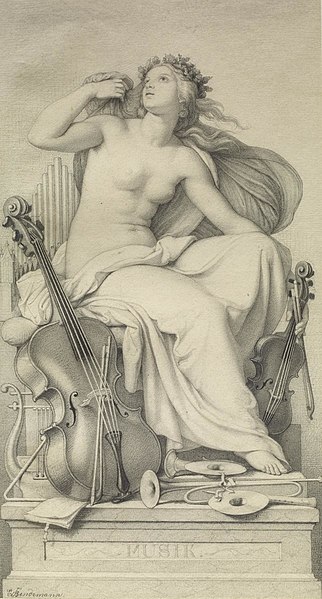 File:Eduard Julius Friedrich Bendemann - Allegorical Figure of Music - Walters 371230.jpg