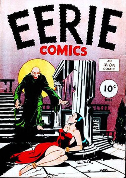 Avon Publications' Eerie Comics #1 (January 1947). Cover artist unknown.