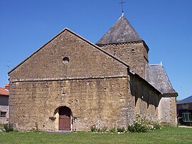 Die Kirche von Barricourt in Tailly