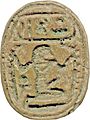 Egyptian - Scarab with Cartouche of Thutmosis IV (1397-1388 BC) - Walters 4247 - Bottom (2).jpg