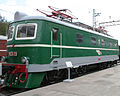 Electric locomotive ChS3-73 in Novosibirsk Railway Museum, Russia