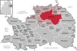 Ellwangen - Localizazion