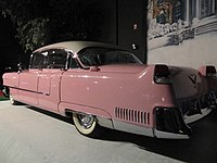 El Cadillac rosa de Elvis Presley que se puede ver en Graceland.