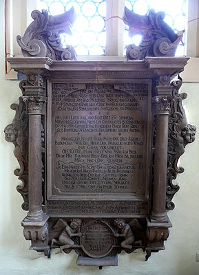 Epitaph I1 1711 St.Michael Marburg