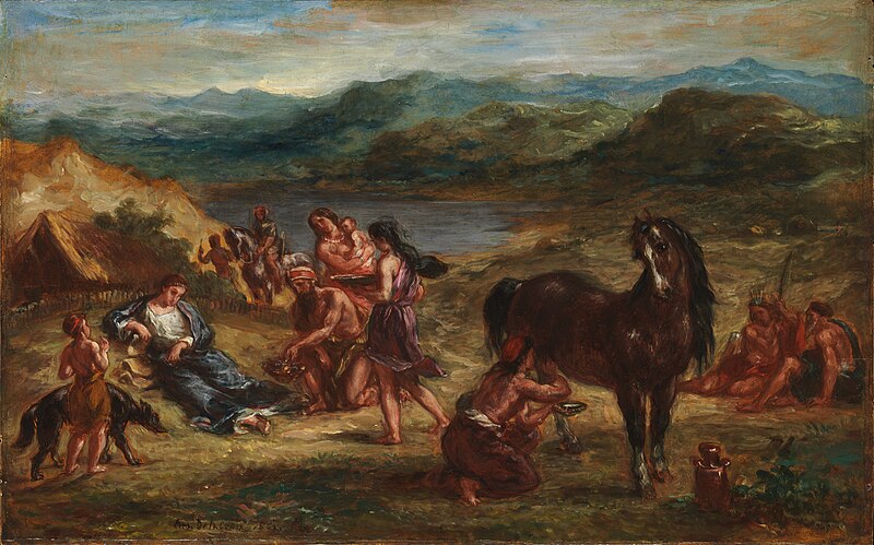File:Eugène Delacroix - Ovide chez les Scythes (1862).jpg