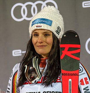 Christina Ackermann German alpine skier