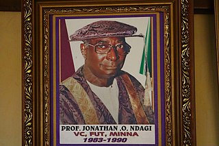 <span class="mw-page-title-main">Jonathan O. Ndagi</span> Nigerian professor and author (born 1929)