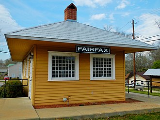 Fairfax Depot Fairfax Historic District; Valley, AL.JPG