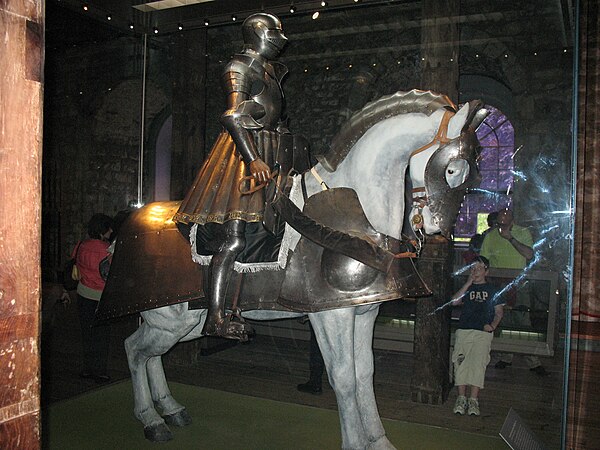 Part of the display at the Tower of London