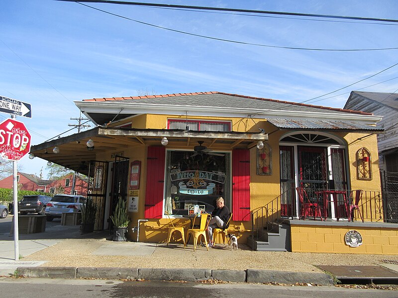 File:Faubourg Marigny, New Orleans, 12 March 2024 - Who Dat Cafe.jpg