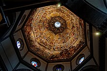 Firenze - Florence - Cattedrale di Santa Maria del Fiore - View Up in the 114.5 m high Copula - April 2010.jpg