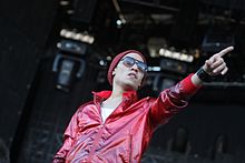 Taboo performing with The Black Eyed Peas at Outside Lands 2009