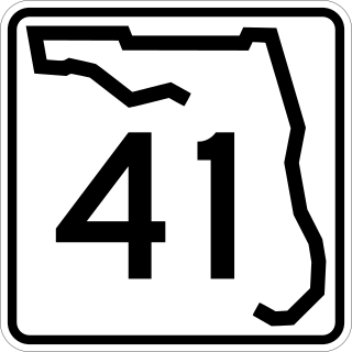 Florida State Road 41 Highway in Florida