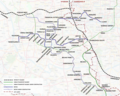 Rapid transit map of Foshan
