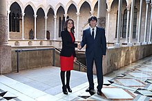 Reunió entre Carles Puigdemont i Inés Arrimadas el 2016