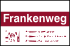 Señal de marcador de Frankenweg