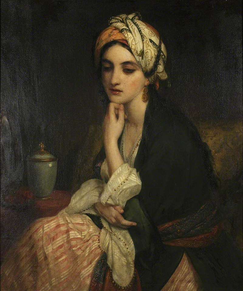 Фредерик Ричард Пикерсгилл (1820-1900) - Дама в персидском платье - 509828 - Национальный Trust.jpg