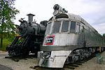 Steam and diesel locomotives