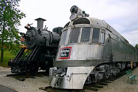 Locomotive Diesel Burlington Zephyr.