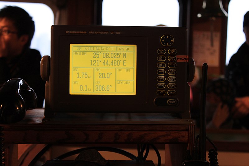 File:Furuno Electric GPS Navigator GP-80 at Greenpeace's Rainbow Warrior II 20110108.jpg