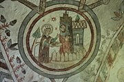 English: Fresco in Gökhems church