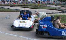 Gary Fisher in the Go-Kart portion of the 2005 SSWC GaryFisher.png