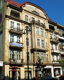 Main elevation from Gdańska street