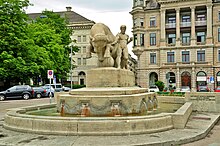 The «Geiserbrunnen» on Bürkliplatz by Jakob Brüllmann