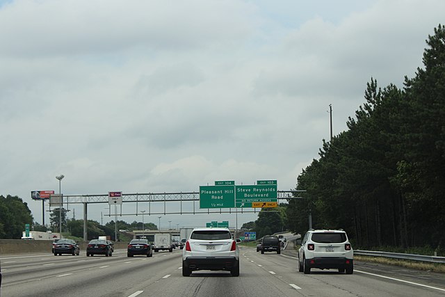 Interstate 85 in Gwinnett County